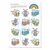Carte de colorat cu activitati in limba engleza si abtibilduri Mai Multe Lucruri de Facut - MORE THINGS TO DO - Orchard Toys