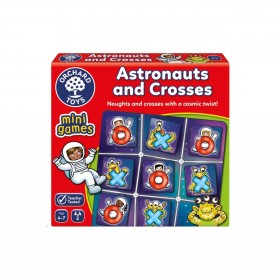 Joc de societate - Astronauti si Extraterestii X si 0 - ASTRONAUTS AND CROSSES - Orchard Toys