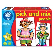 Joc educativ - Asociaza personajele - PICK AND MIX PEOPLE 