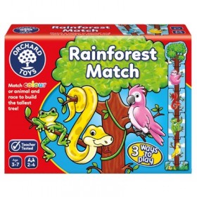 Joc educativ Concurs in Padurea Tropicala RAINFOREST MATCH - Orchard Toys