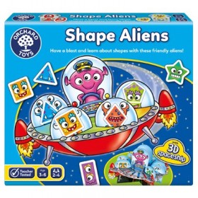 Joc educativ Extraterestrii - SHAPE ALIENS - Orchard Toys