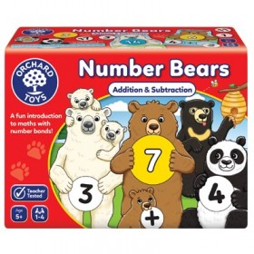 Joc educativ Numarul Ursuletilor NUMBER BEARS - Orchard Toys