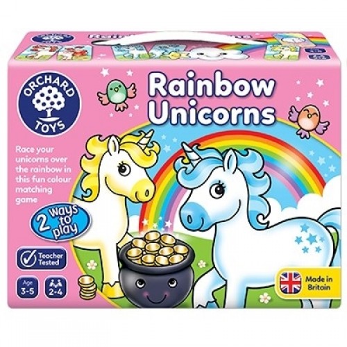 Joc educativ Unicornii Curcubeu - Rainbow Unicorns - Orchard Toys Joc educativ Unicornii Curcubeu - Rainbow Unicorns - Orchard Toys