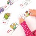 Joc educativ - puzzle in limba engleza Invata alfabetul prin asociere - ALPHABET MATCH