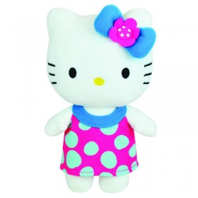 Jucarie Plus Jemini 20 cm Hello Kitty - Buline Albastre