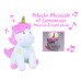 Jucarie Plus Muzicala Jemini Cu Lumini 24 cm - Unicorn
