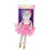 Jucarie plus muzicala Jemini 40 cm - Balerina Hipopotam