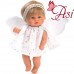 Papusa Bomboncin cu rochita si aripi de inger 20 cm