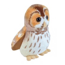 Pasare cu sunet Bufnita Bruna - Tawny Owl - Jucarie Plus Wild Republic