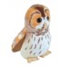 Pasare cu sunet Bufnita Bruna - Tawny Owl - Jucarie Plus Wild Republic