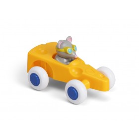 Pilot de curse Soricel in Masinuta Cascaval - Cute Racer - Viking Toys