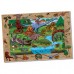 Puzzle in limba engleza Lumea dinozaurilor (150 piese) - DINOSAUR DISCOVERY - Orchard Toys