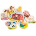 Puzzle lemn Ferma 9 piese - New Classic Toys