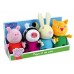 Set 4 Plusuri Jemini 17 cm Peppa Pig Si Prietenii 