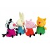 Set 4 Plusuri Jemini 17 cm Peppa Pig Si Prietenii 
