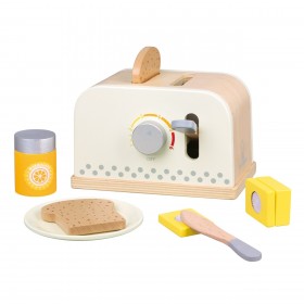 Set Toaster - Alb - New Classic Toys