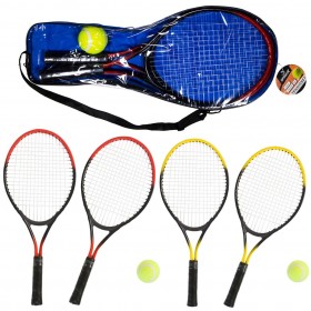 Set de tenis pentru copii, cu 2 rachete si o minge - SportX