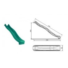 Tobogan HDPE Tsuri - rampa 150 cm - KBT