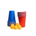 Beer pong, joc de petrecere cu 20 de pahare si 6 mingi - Clown Games