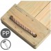 Leagan cu sezut din lemn PP10 - 2,5 m - KBT