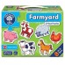 Set 6 puzzle Ferma (2 piese) - Farmyard - Orchard Toys