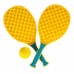 Set mini tenis pentru copii, cu 2 rachete şi o minge - Summertime