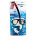 Set snorkeling adulti SportX Comfort, masca si tub, albastru