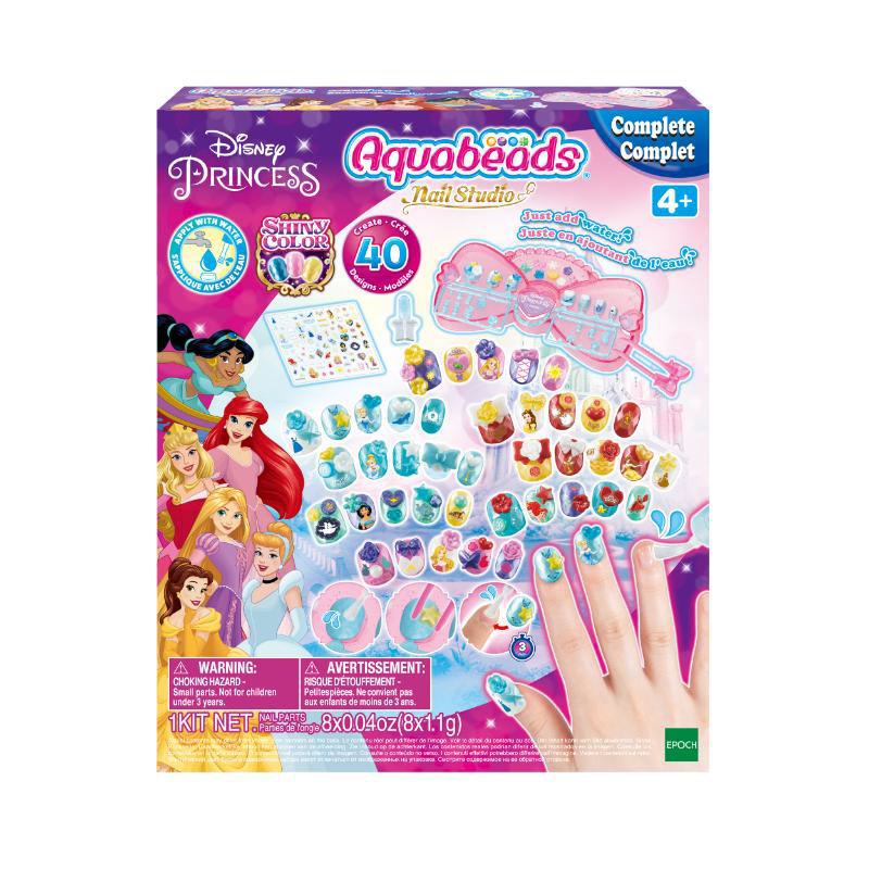 Set Margele Aquabeads - Stickere Pentru Unghii Printese Disney
