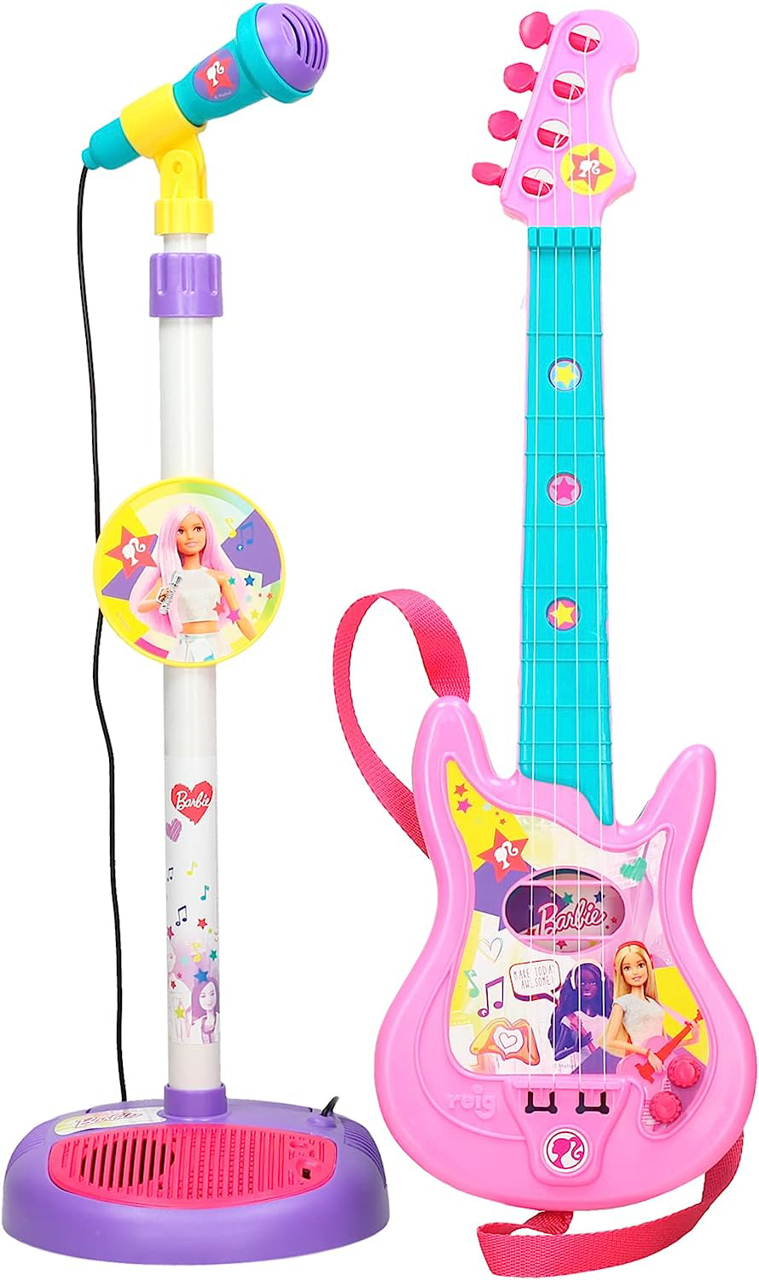 Set chitara si microfon Barbie - Reig Musicales