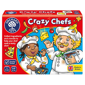 Joc educativ Bucatarii nazdravani - Crazy Chefs - Orchard Toys