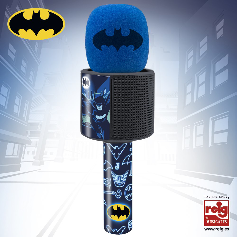 Microfon cu conexiune bluetooth Batman - Reig Musicales